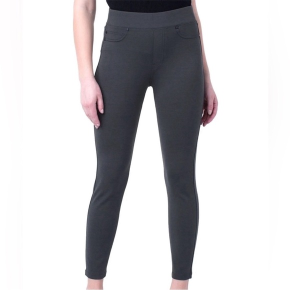 Liverpool Pull-On Stretch Leggings – Slate Grey‎ | Size 10 - Picture 1 of 11